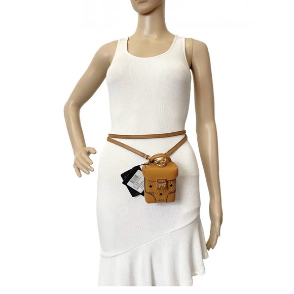 MCM Tan Mini Berlin Bag - Picture 8 of 10